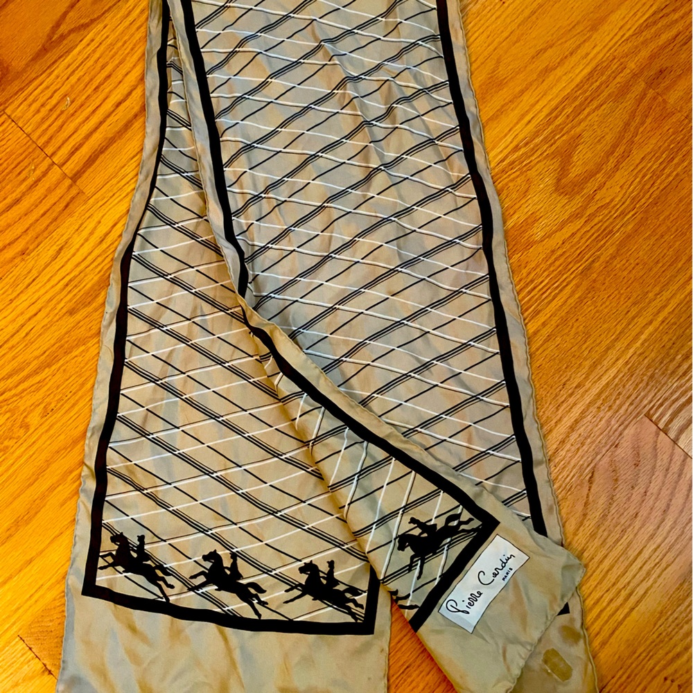 Pierre Cardin french silk scarf